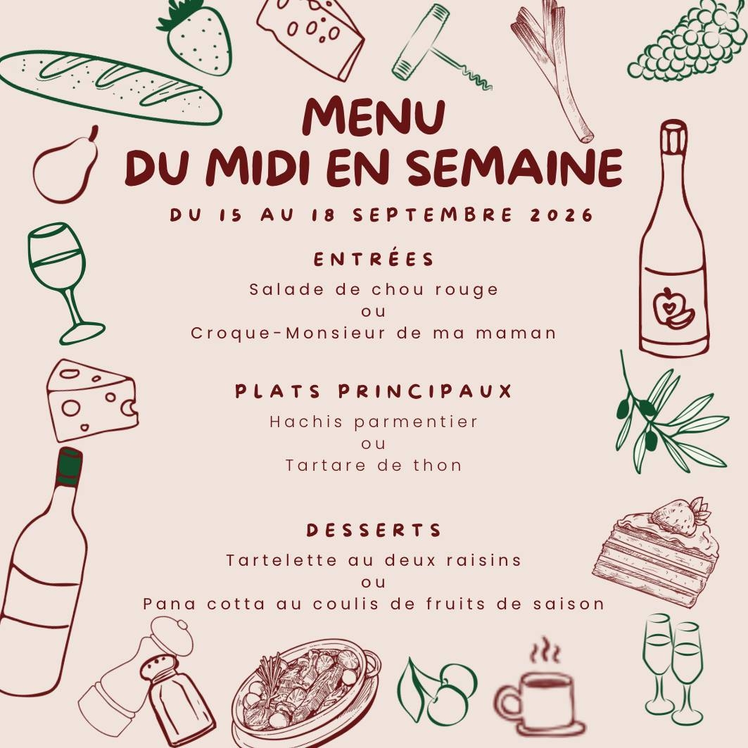La carte - La Table De Gab - Restaurant dans la Loire 42 - meilleur resto SAINT-GALMIER